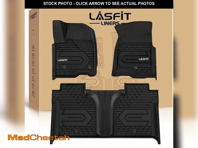 Lot 74-13709991 - LASFIT Floor Mats 2019-2026 for Chevy Silverado/GMC Sierra 1500, 2020-2026 2500 HD/3500 HD, Crew Cab...
