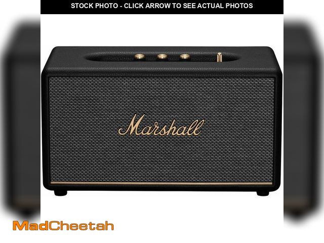 Lot 74-14358764 - Marshall Stanmore III Bluetooth Home Speaker - Loud Stereo Sound with Bass and Treble Controls | Plu...