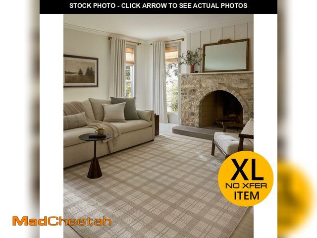 Lot 74-12630861 - Loloi Magnolia Home by Joanna Gaines Ryder Collection RYD-01 Beige/Ivory 7'-9" x 9'-9" Area Rug - UN...