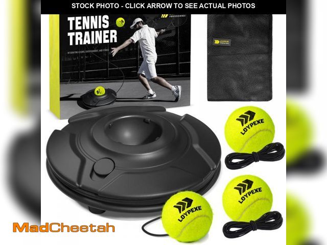 Lot 74-12313860 - Tennis Trainer Set Tennis Practice Rebounder with String Solo Tennis Trainer Practice Equipment Seve...
