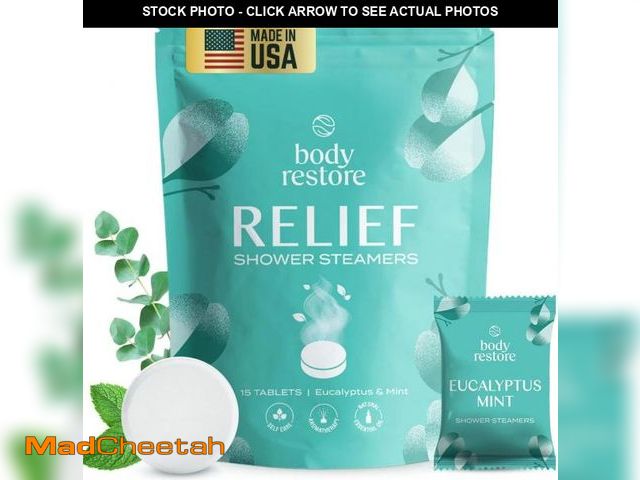 Lot 74-12112278 - Body Restore Shower Steamers Aromatherapy 15 Pack - Birthday Gifts for Women, Men, Travel Essentials...
