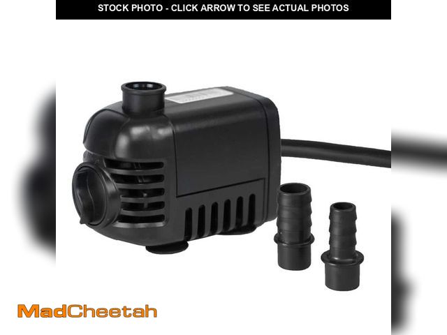 Lot 74-12731636 - *DIRTY/MISSING ADAPTER* TOTALPOND 140 GPH Fountain Pump *DIRTY/MISSING ADAPTER*  - USED