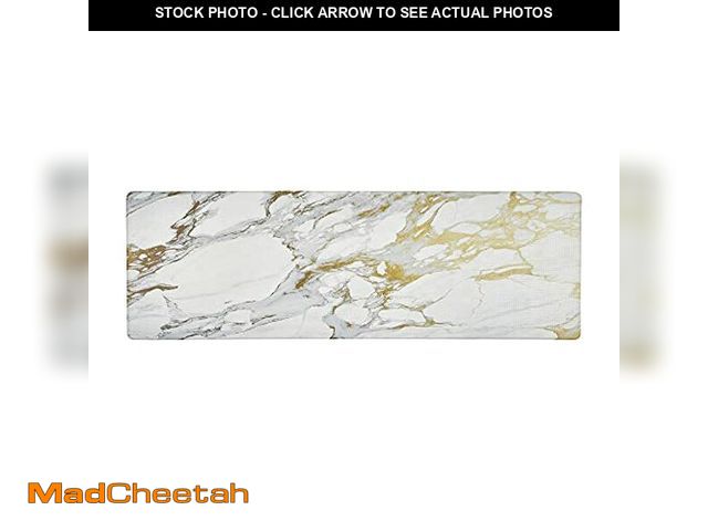 Lot 74-12828943 - Home Dynamix Cozy Living Modern Marble Runner Anti-Fatigue Kitchen Mat, Non-Slip Floor Mat, Padded S...