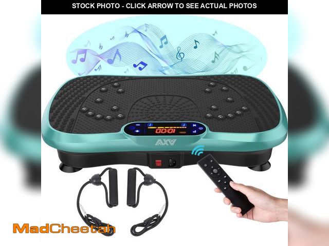 Lot 74-12152642 - AXV Vibration Plate Fitness Platform Exercise Machine Vibrating Lymphatic Drainage Shaking Full Body...