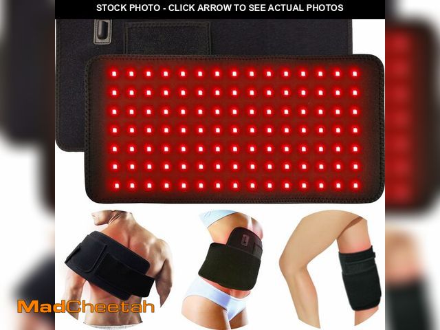 Lot 74-13953766 - Red Light Therapy Pad for Body Back Knee Shoulder Hands Feet Portable 660nm 850nm Home Use 3 Chips i...