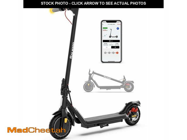 Lot 74-12779381 - 5TH WHEEL W16S 300W Electric Scooter with Turn Signal, 8.5â Solid Tires, 18mph &amp; 12Miles Range...