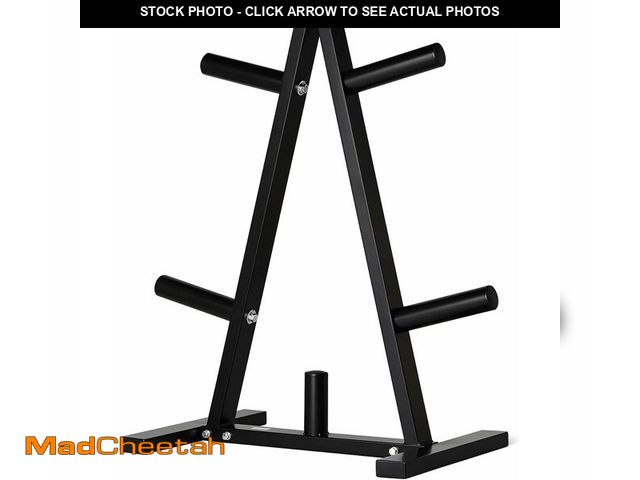 Lot 74-12761658 - Basics Olympic 2-inch Weight Plate Tree Rack - UNUSED