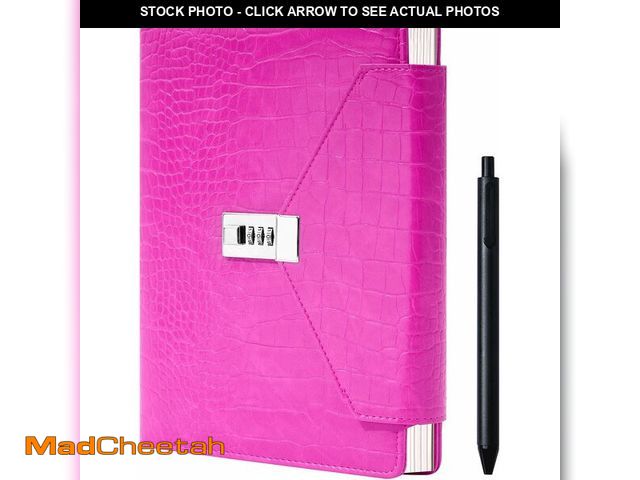 Lot 74-12678625 - (MISSING PEN) CAGIE Diary for Women Gift, 7.5 x 10 Inch Large Journal with Lock More SecureÃ¯Â¼Å220...