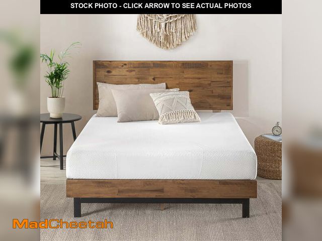 Lot 74-13765893 - Zinus Spa Sensations Serenity 8" Memory Foam Mattress, Full - UNUSED