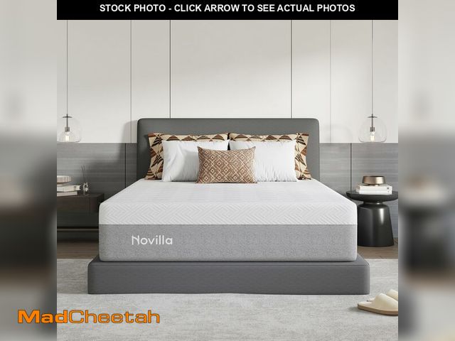 Lot 74-12752402 - Novilla Mattress Queen Size, 14 Inch Gel Queen Memory Foam Mattress in a Box for Suppotive, Pressure...