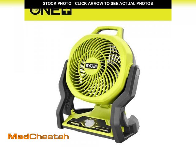 Lot 74-12133977 - RYOBI ONE+ 18V Cordless Hybrid WHISPER SERIES 7-1/2 in. Fan (Tool Only) - USED