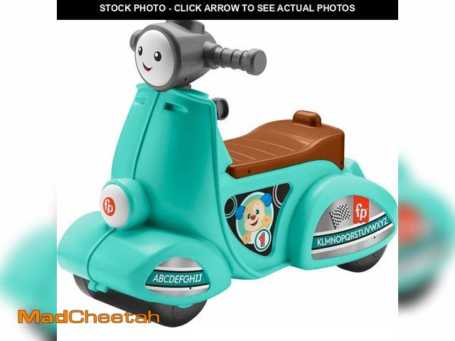 Lot 74-14348714 - Fisher-Price Laugh &amp; Learn Toddler Ride-On Toy, Smart Stages Cruise Along Scooter with Lights Mu...