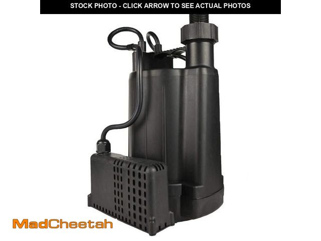 Lot 74-12827449 - Everbilt 1/3 HP Automatic Utility Pump - UNUSED