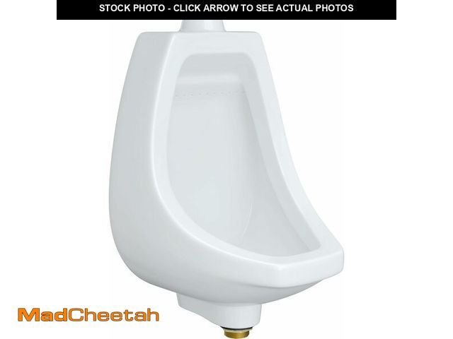 Lot 74-12267212 - PROFLO PF1805PT High Efficiency Top Spud Urinal - Less Flushometer - White - USED