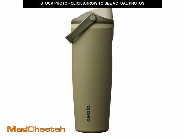 Lot 74-13628597 - Owala FreeSip Sway Insulated Stainless Steel Water Bottle with Two-Way Spout, Built-In Straw and Buc...