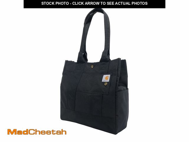 Lot 74-13800434 - Carhartt Vertical Snap Tote, Durable Water Resistant Tote Bag with Snap Closure, Black - UNUSED