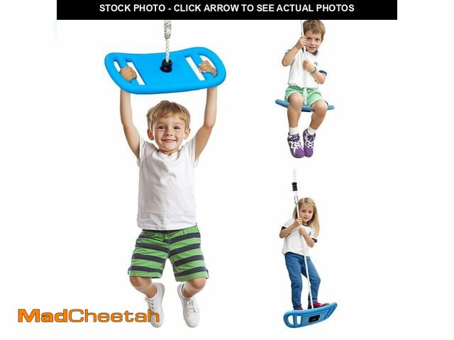 Lot 74-14153979 - Tree Swing for Kids - 3 -in-1 Multi-Functional Swing Single Disc Seat and Climbing Rope Set - Treeho...