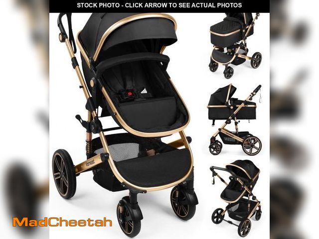 Lot 74-12158232 - Vomeast Baby Stroller, Foldable Aluminum Alloy Stroller with Reversible, Travel Stroller for Newborn...