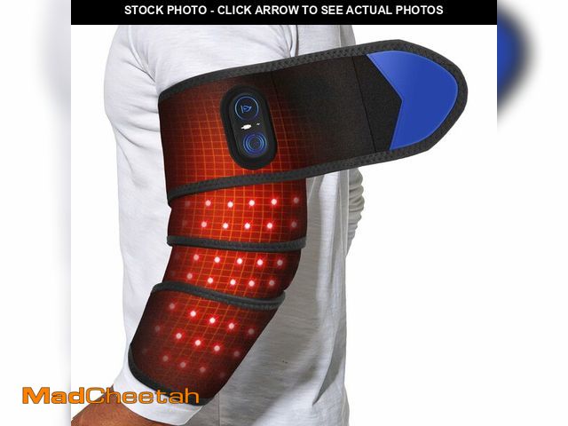 Lot 74-14146179 - Cordless Arm Heating Pad Wrap with Red Light, 5000mAh Elbow Heating Pad Wrap, Fast Heating, Heated E...