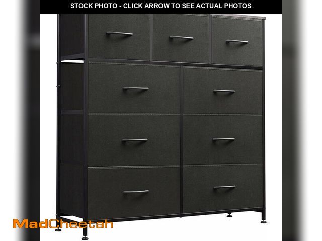 Lot 74-13774964 - WLIVE 9-Drawer Dresser, Fabric Storage Tower for Bedroom, Hallway, Entryway, Closet, Tall Chest Orga...