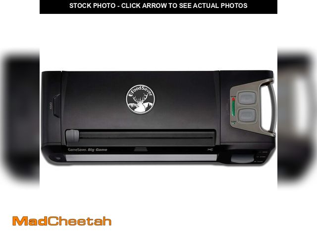 Lot 74-12719793 - FOODSAVER GM710 GameSaver Big Game Food Preservation Vacuum Sealing System Designed for 80 Consecuti...