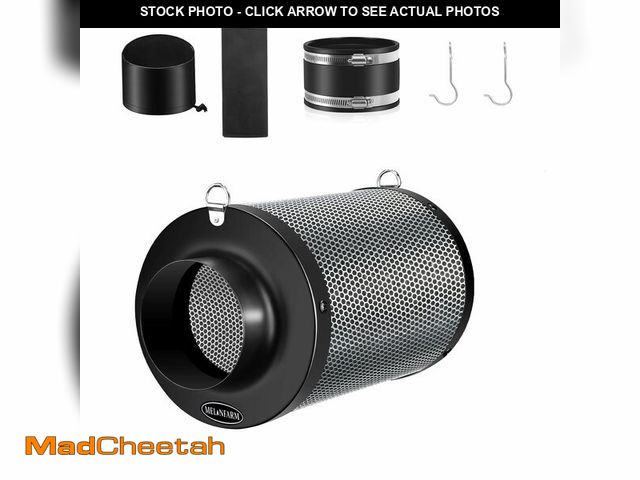 Lot 74-13572017 - MELONFARM Air Filtration Kit 4", Built-in 14cm Fan Low Nois Carbon Filter with 12-Speed Controller, ...