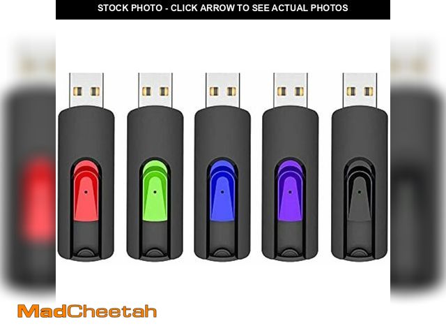 Lot 74-13629329 - RAOYI 5 Pack 64GB USB Flash Drive, USB 2.0 Memory Stick Thumb Drives Jump Drive Pen Drive for PC Lap...