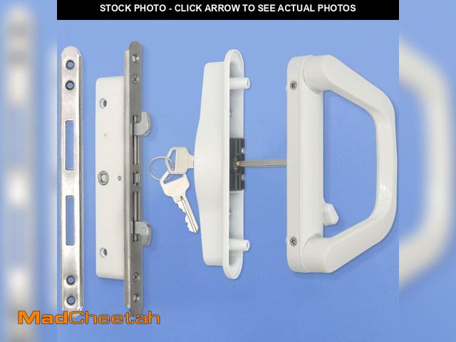 Lot 74-12709037 - ALLYWASAI Sliding Patio Door Handle Set with Mortise Lock, Suitable for Sliding Glass Patio Door Thi...