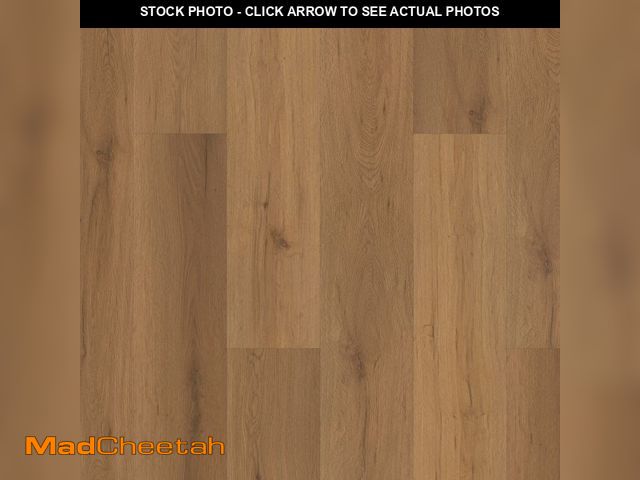 Lot 74-14447382 - Home Decorators Collection Lina Ridge Oak 12 MIL x 7 in. W x 48 in. L Waterproof Click Lock Luxury V...