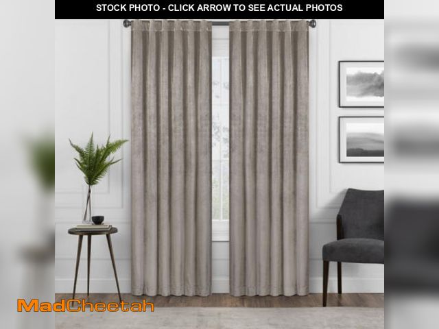 Lot 74-4143417 - George Oliver Overbeck Max Blackout Rod Pocket Single Curtain Panel FSTX1414 Size per Panel: 50" W x...