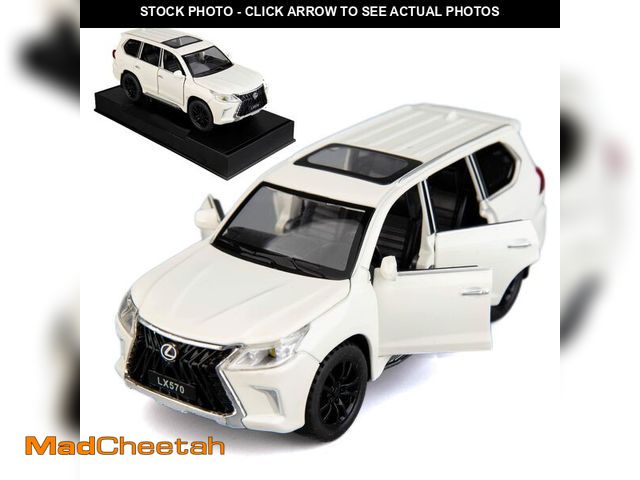 Lot 74-14145100 - BDTCTK 1/32 Compatible for Lexus LX570 Off-Road in Luxury SUV Model Car, Zinc Alloy Pull Back Toy ca...