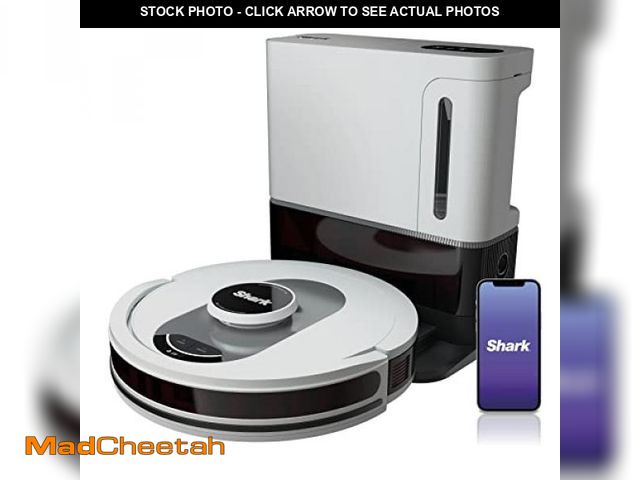 Lot 74-11598396 - (MISSING BATTERY) Shark AI Ultra Voice Control Robot Vacuum with Matrix Clean Navigation, Home Mappi...