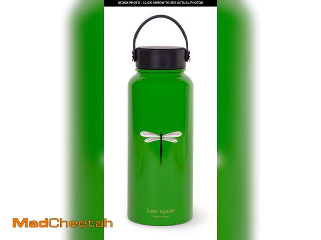 Lot 74-11552130 - Kate Spade New York Extra Large Insulated Water Bottle, 33 Ounce Stainless Steel Water Bottle with H...