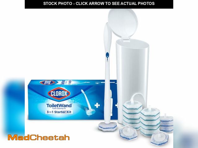 Lot 74-13948585 - ToiletWand Disposable Toilet Cleaning System, Spring Cleaning Essential, ToiletWand, Storage Caddy, ...