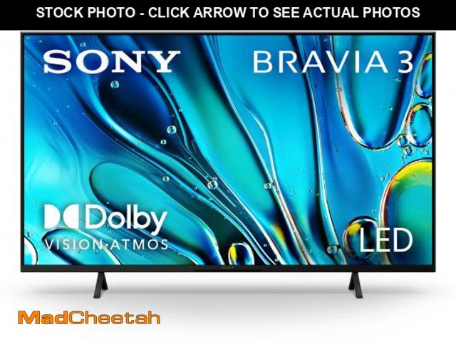 Lot 74-12394233 - Sony 43-Inch Class 4K Ultra HD BRAVIA 3 LED Smart TV with Google TV, Dolby Vision HDR, and Exclusive...