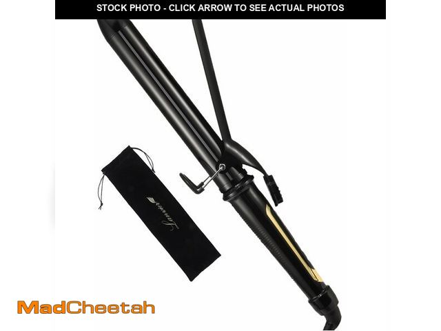 Lot 74-13962456 - LANVIER 1.25 Inch Curling Iron, Extra Long Barrel 1 1/4 Inch Curling Iron for Long Hair up to 450F, ...