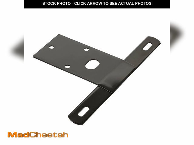 Lot 74-12715572 - Omix-Ada | 11136.03 | Black License Plate Bracket | OE Reference: 5764216BL | Fits 1976-1986 Jeep CJ...
