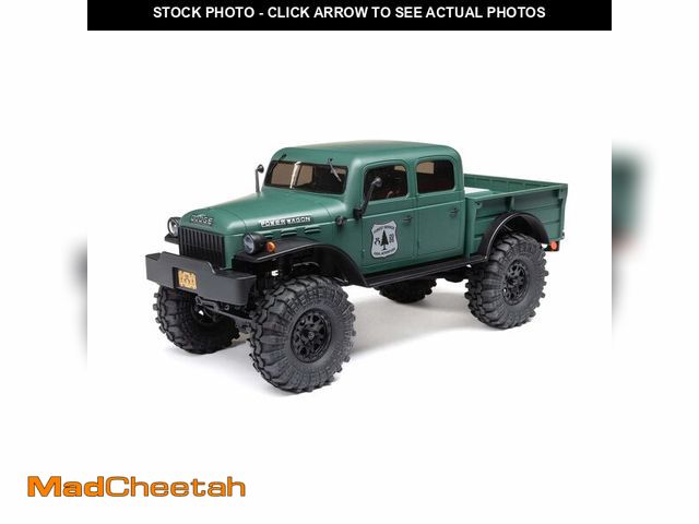 Lot 74-13540405 - Axial RC Truck SCX24 40's 4 Door Dodge Power Wagon Green 1/24 4 Wheel Drive-RTR(Everything Needed to...