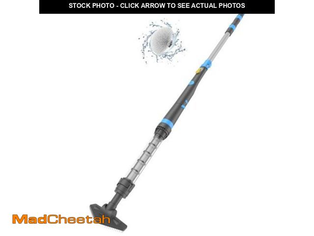 Lot 74-12155885 - Efurden Handheld Pool Vacuum  Cordless Rechargeable Pool Cleaner with Round Brush for Spas  Hot Tubs...