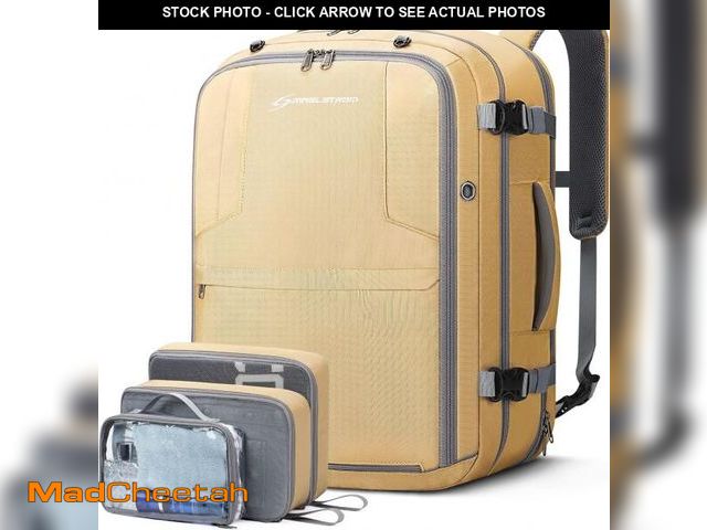 Lot 74-12096317 - Maelstrom 40-50L Carry on Backpack,Large Travel Backpack for Men Women,17.3 Inch TSA Flight Approved...