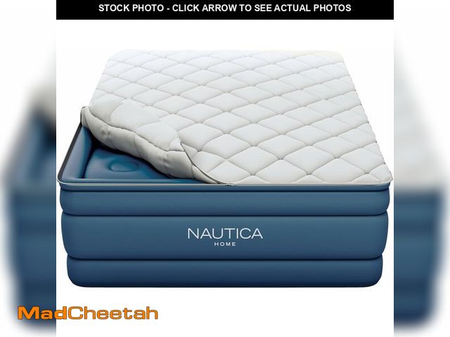 Lot 74-13710216 - Nautica Home 20" Cloud Supreme Air Mattress with Zip-Off Pillowtop, Built-in Pump, Quick 2-Minute In...