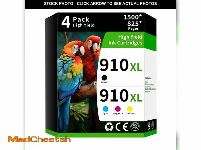 Lot 74-13713107 - Caelum 910XL High Yield Ink Cartridge Replacement for Combo Pack HP 910 XL HP910 to Use with HP Offi...