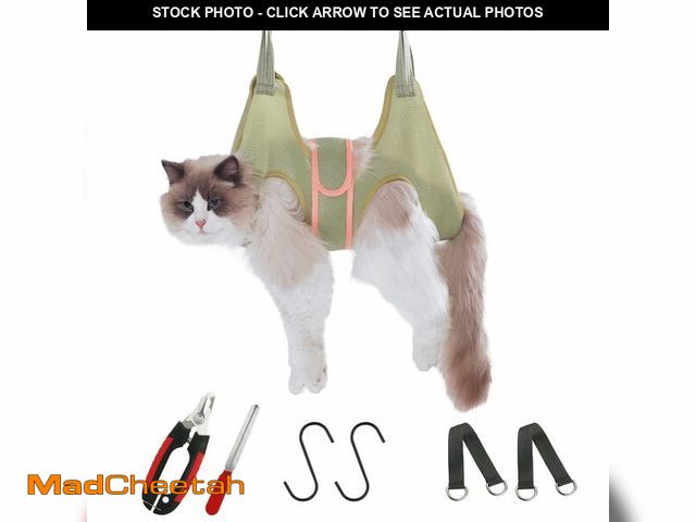 Lot 74-14297665 - Guzekier Cat Grooming Hammock Harness for Cats, Cat Nail Clipper - UNUSED
