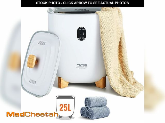 Lot 74-12665402 - VEVOR Towel Warmers for Bathroom, 25 L Towel Warmer Bucket with Auto Shut Off for Spa Fits up to 5 O...