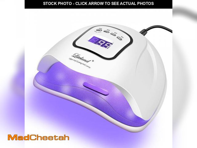 Lot 74-11859521 - UV Gel Nail Lamp,150W UV Nail Dryer LED Light for Gel Polish-4 Timers Professional Nail Art Accessor...