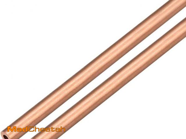 Lot 74-12398717 - uxcell 2Pcs Copper Round Tube Pipe 10mm Outside Diameter X 8mm Inside Diameter 500mm Long - UNUSED