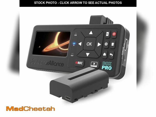 Lot 74-12970741 - ClonerAlliance Box Pro Pocket, Portable 1080p60fps Video Recorder and Converter with Built-in Screen...