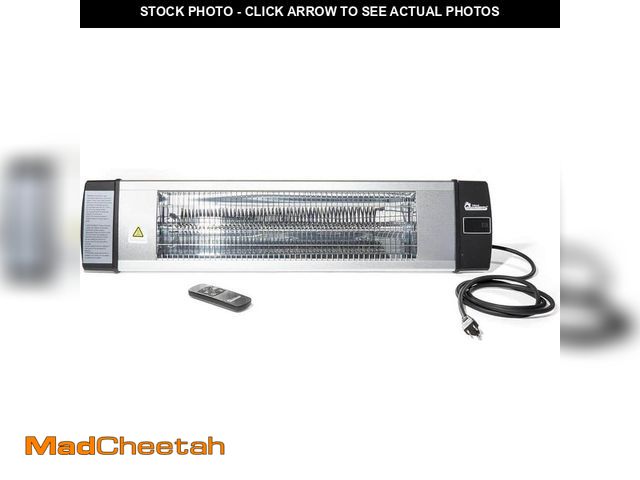 Lot 74-12854604 - Dr Infrared Heater DR-238S Carbon Infrared Outdoor Heater for Restaurant, Patio, Backyard, Garage, a...