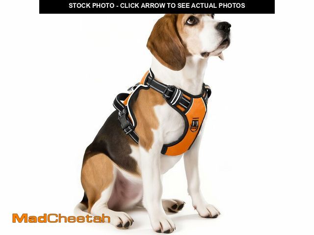 Lot 74-13569986 - HEELE Dog Harness, No Pull Adjustable Padded Reflective Harness for Small Medium Large Dogs with Han...