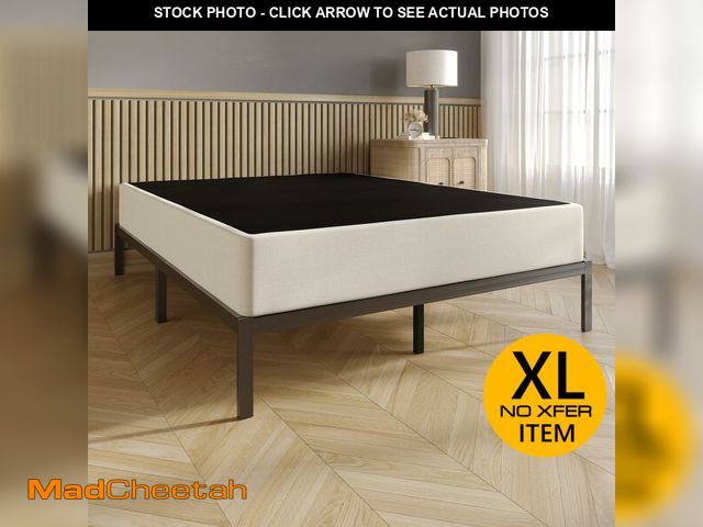 Lot 74-12556024 - Castle Place CM020 Box Spring, Full, Warm Grey (MISSING HARDWARE )  - UNUSED